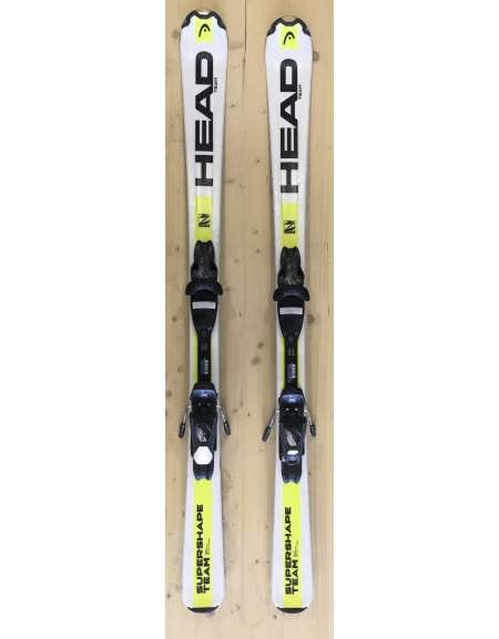 Head supershape team LR blanc/jaune