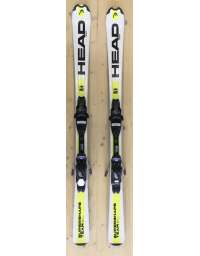 Head supershape team LR blanc/jaune